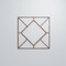 Ekena Millwork Large Hudson Decorative Fretwork Wood Wall Panels, Walnut, 23 3/8"W x 23 3/8"H x 3/8"T WALW24X24X0375HSNWA - alternate 5